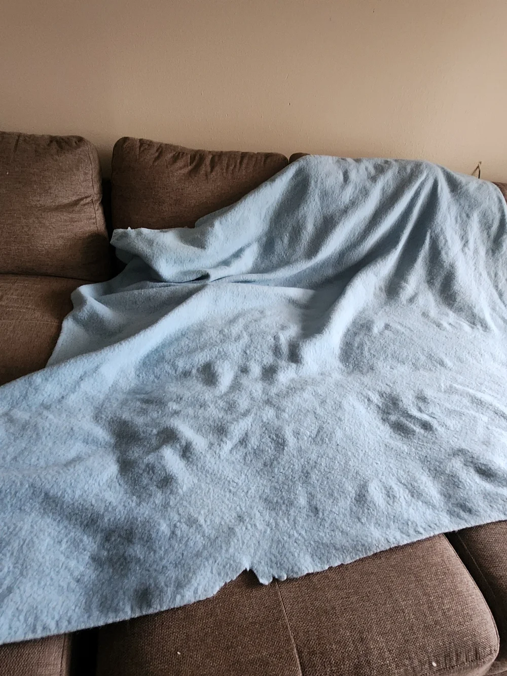 Soft Light Blue Throw Blanket - Unbranded Cozy Home Bedding